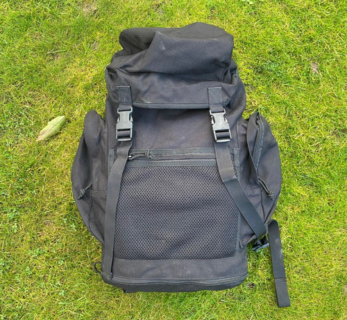 British army black 30l daysack - army,